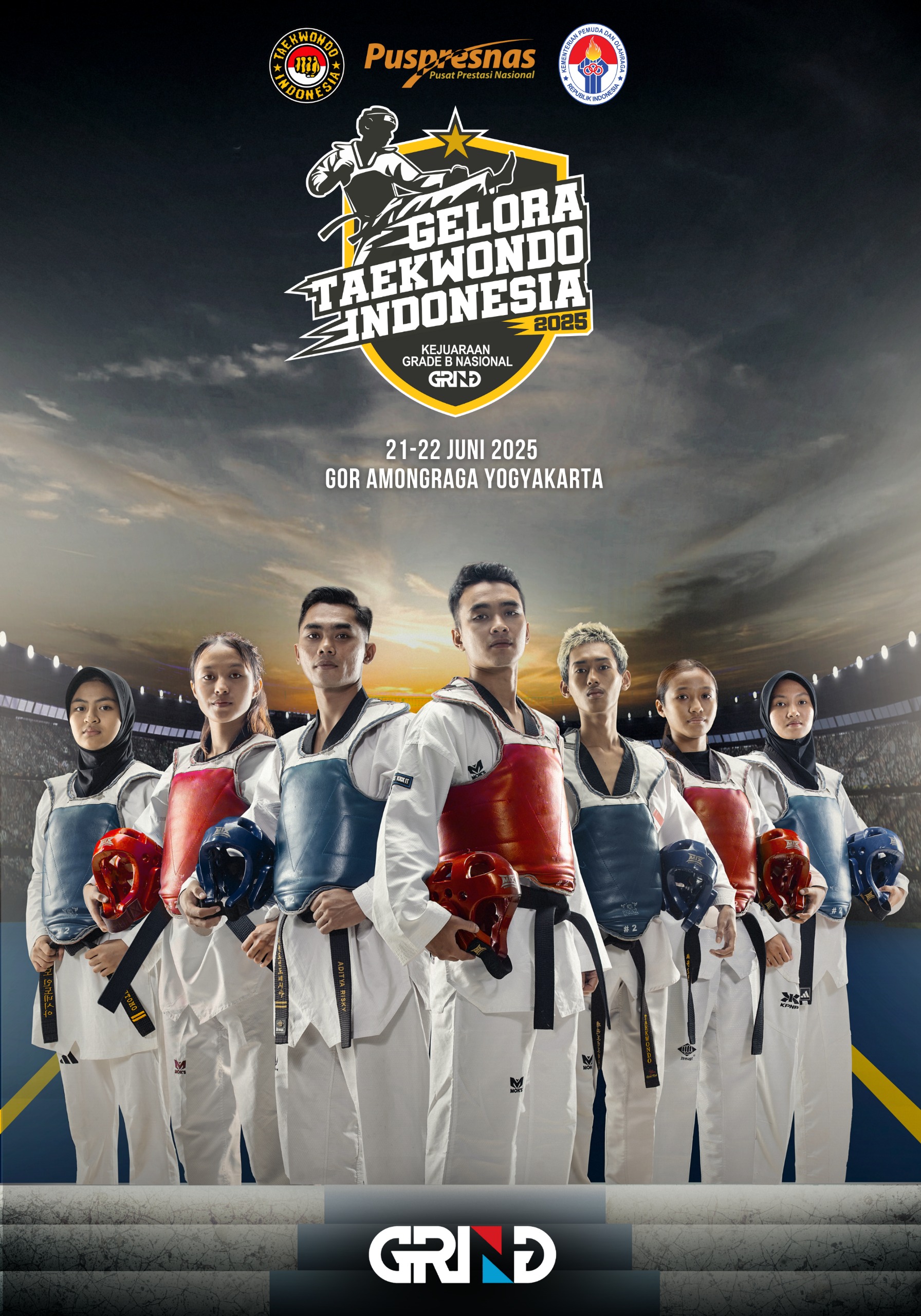Kejuaraan GELORA TAEKWONDO INDONESIA CHAMPIONSHIP 2025 GRIND ti-kabbekasi.com
